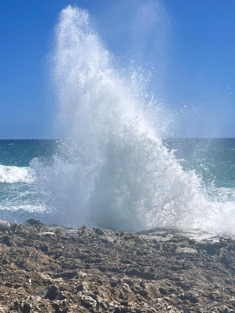 Blow Holes on the East End of Grand Cayman