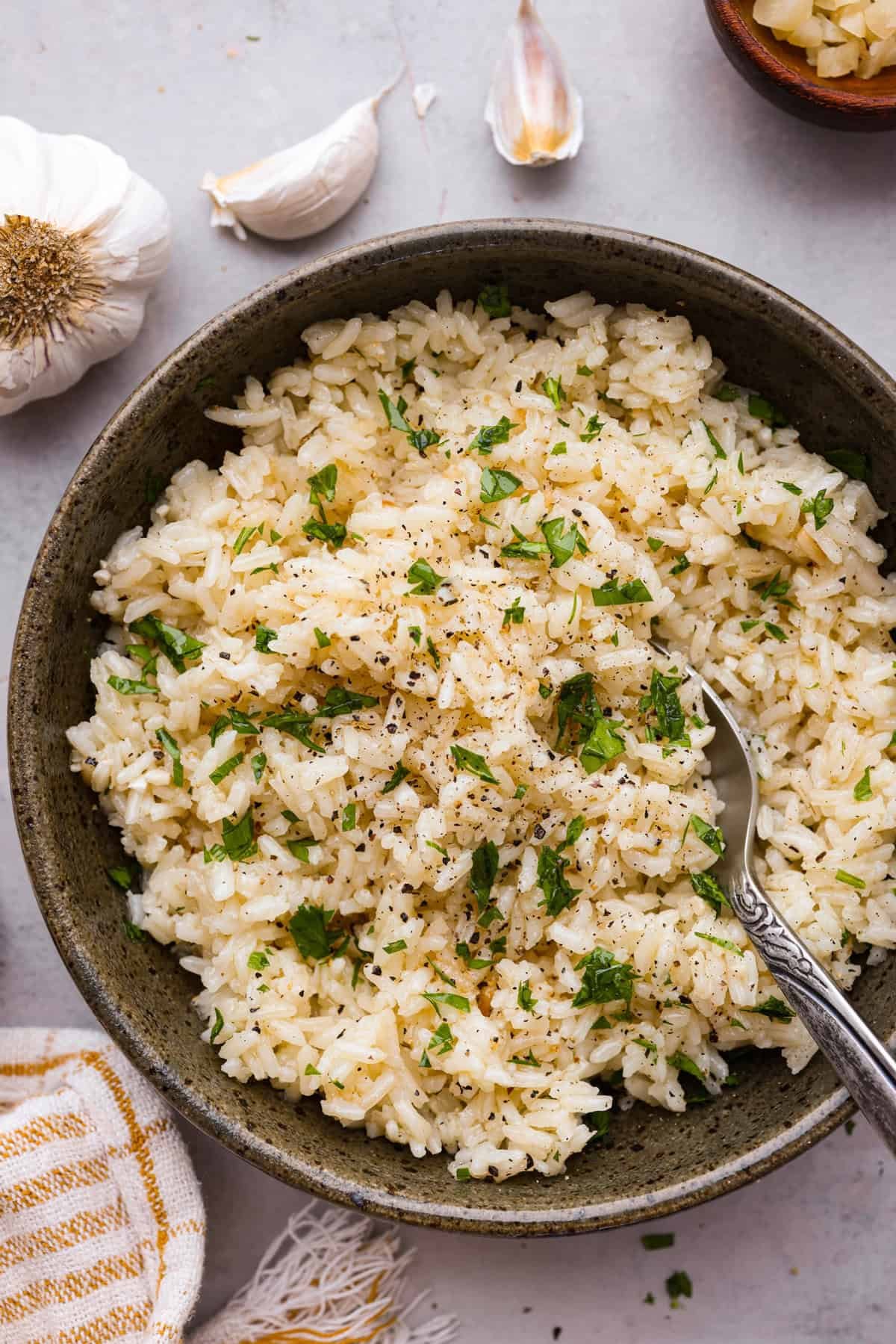 Garlic Butter Rice The Recipe Critic