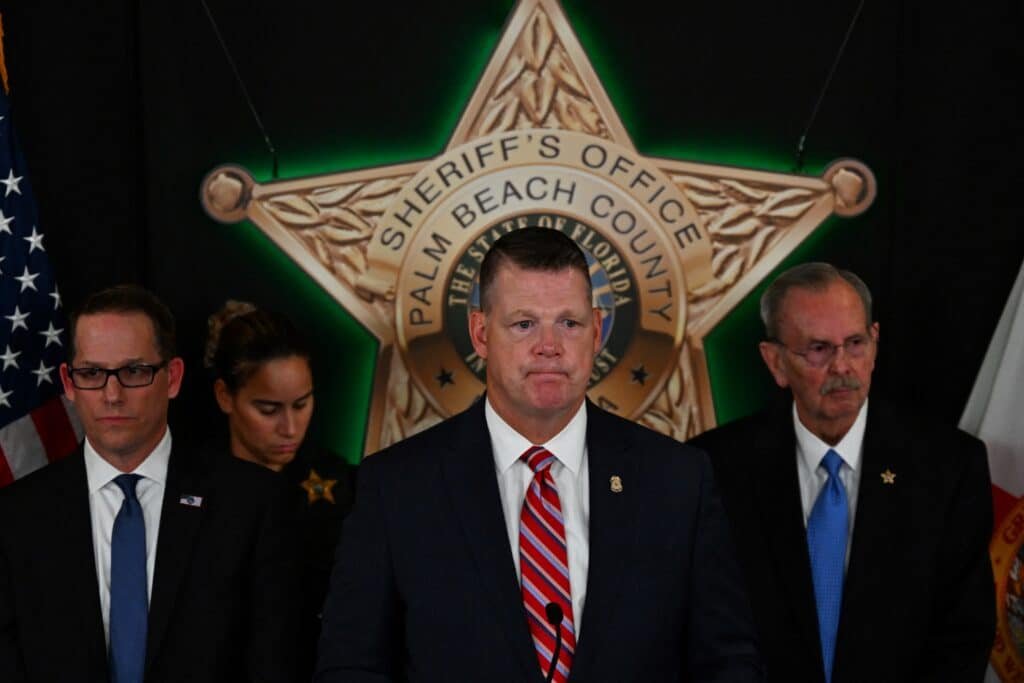 'Bullets are flying': US political rhetoric sees violence soar. US Secret Service Acting Director Ronald Rowe Jr. looks on during a news conference about the attempted assassination attempt on former US President and Republican presidential candidate Donald Trump, at the Palm Beach County Sheriff's Office on September 16, 2024 in West Palm Beach, Florida. | Photo by Chandan Khanna / AFP