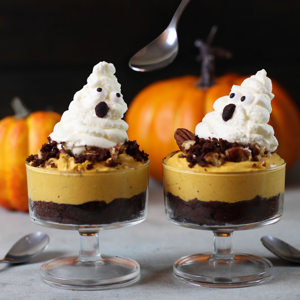 1728155290 328 Ghostly Pumpkin Spice Mousse Cups