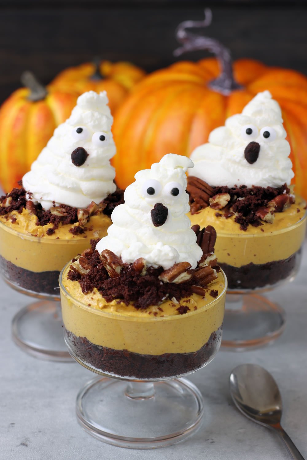 1728155290 349 Ghostly Pumpkin Spice Mousse Cups