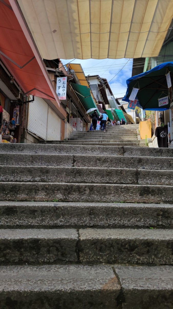 Kotohira Shrine stairs