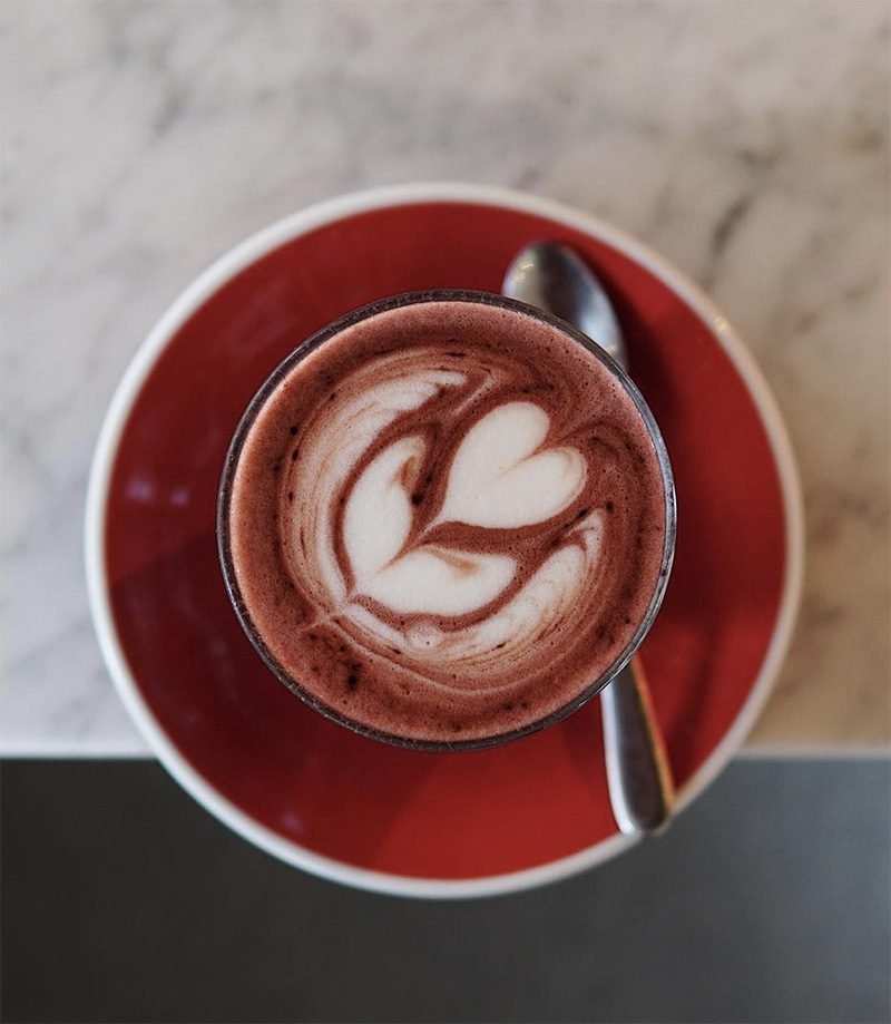 Red velvet hot chocolate