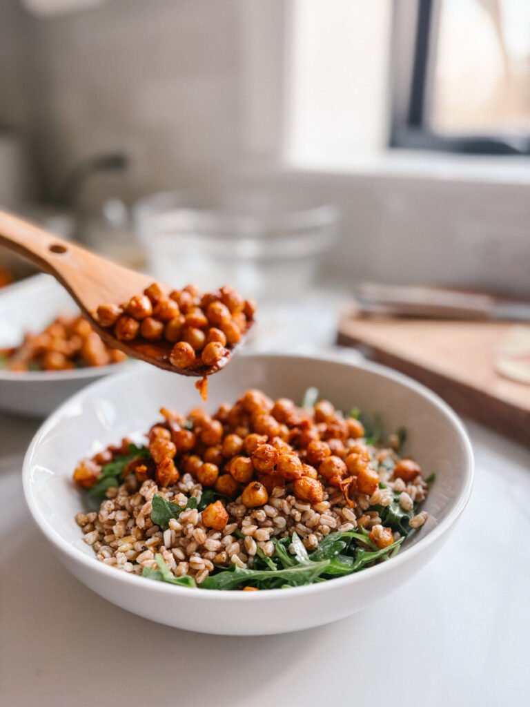 Blue Apron 15 Minute Meals Harissa Chickpea Grain Bowls